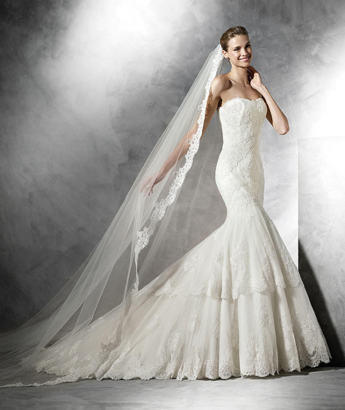 Pronovias Collezione 2016 Vestiti Sposa Modello Barquilla Abiti Da Sposa 1119